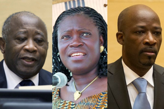 RÃ©sultat de recherche d'images pour "laurent gbagbo simone gbagbo et blÃ© goudÃ©"